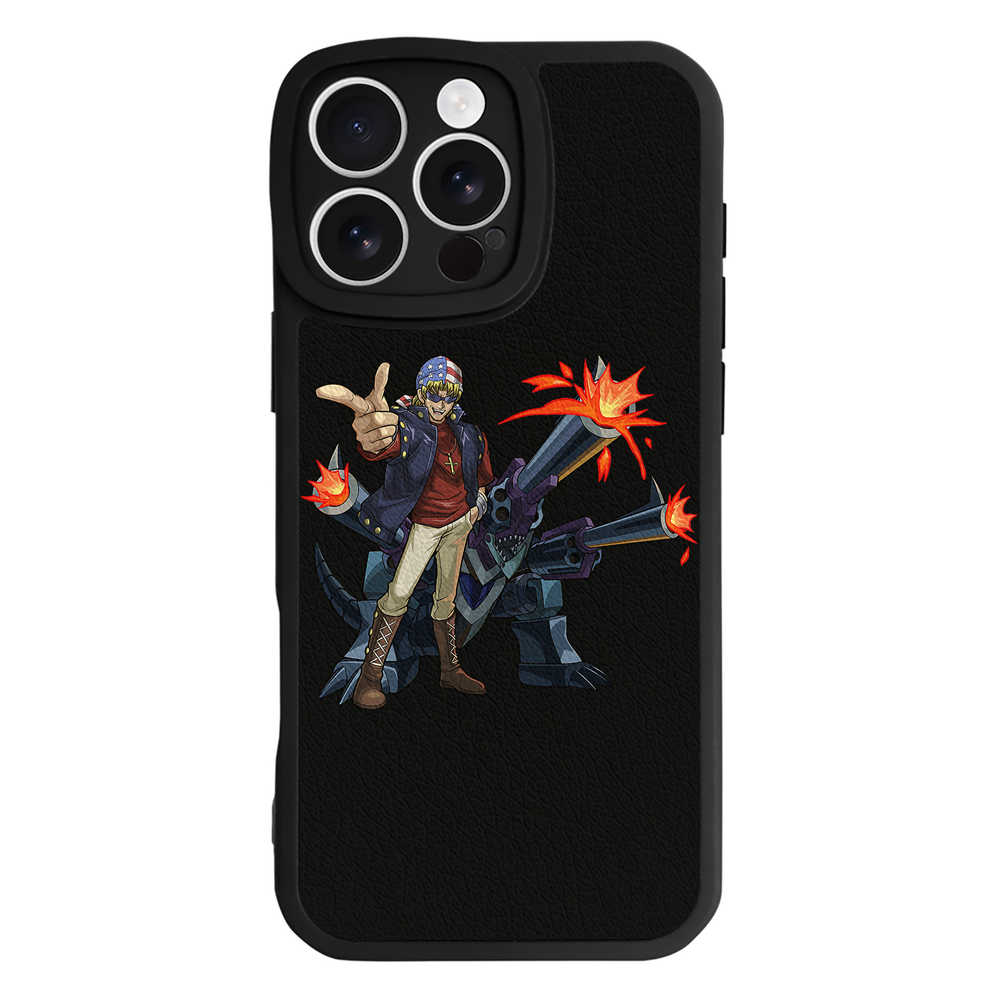 遊☆戯☆王 Yu-Gi-Oh! 【iPhone 16シリーズ対応】シリコンスマホケース（レザー調） 材質：シリコン